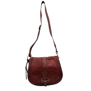 Fossil Vintage Reissue Crossbody Flap Saddle Bag - Size 11x9x3